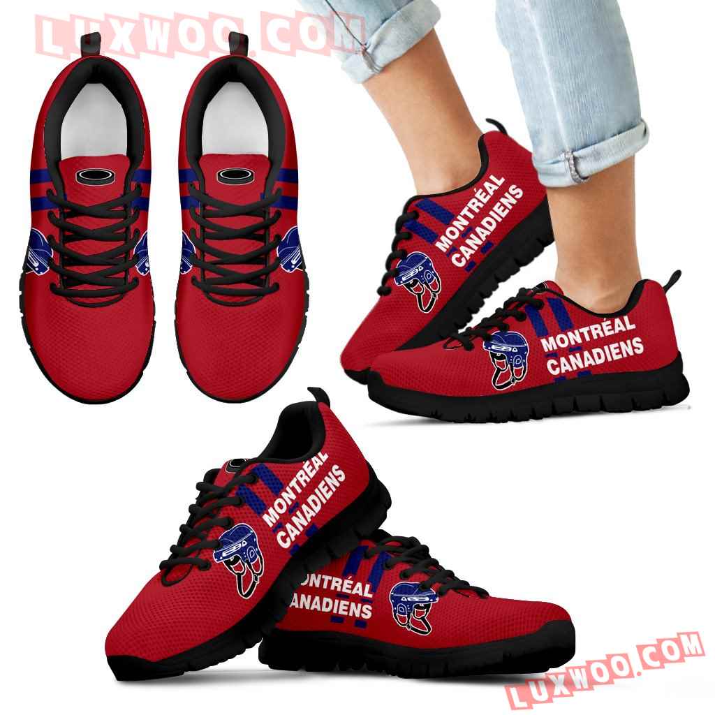 Vertical Two Line Mixed Helmet Montreal Canadiens sneakers